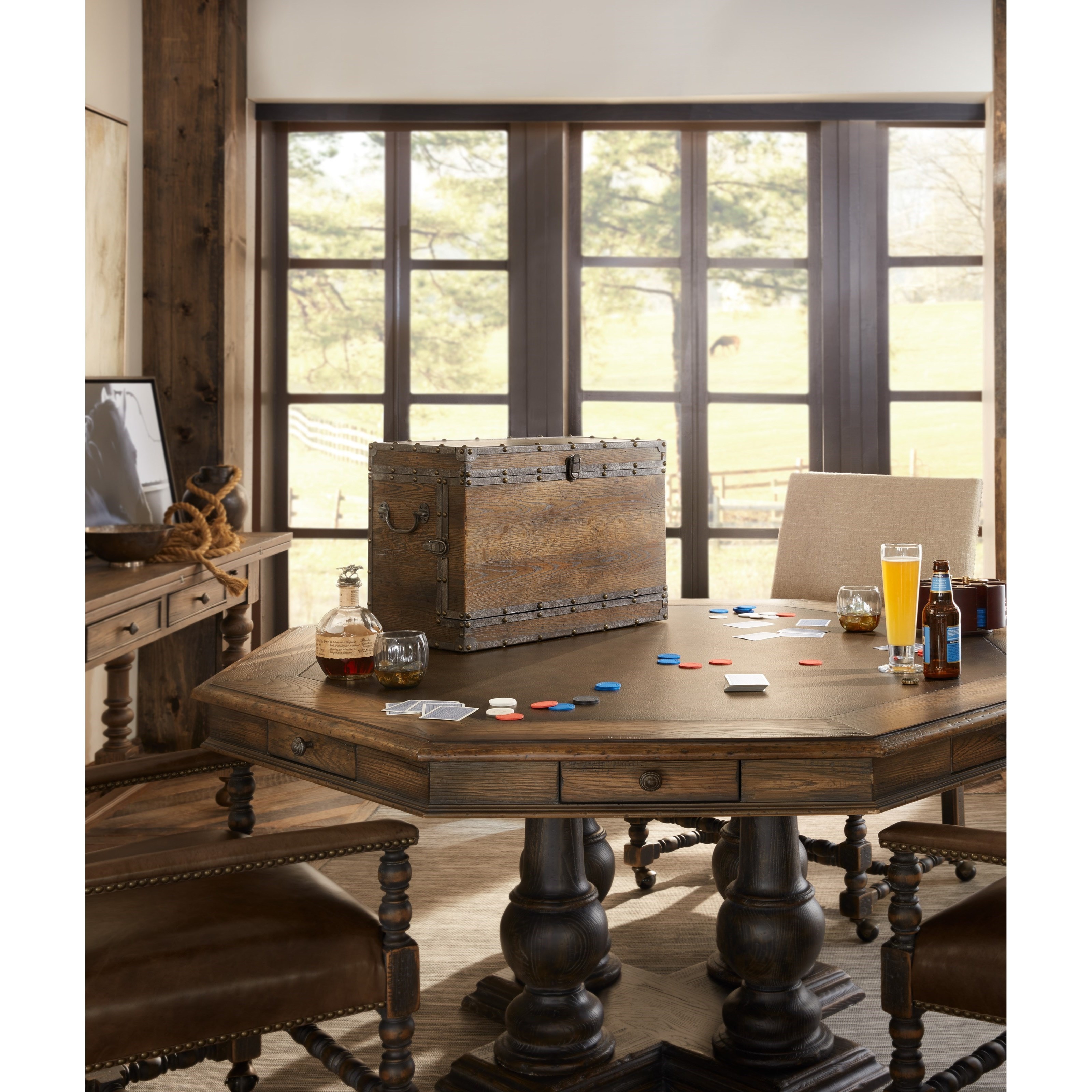 bar trunk furniture. hill country little blanco steamer trunk bar by hooker furniture